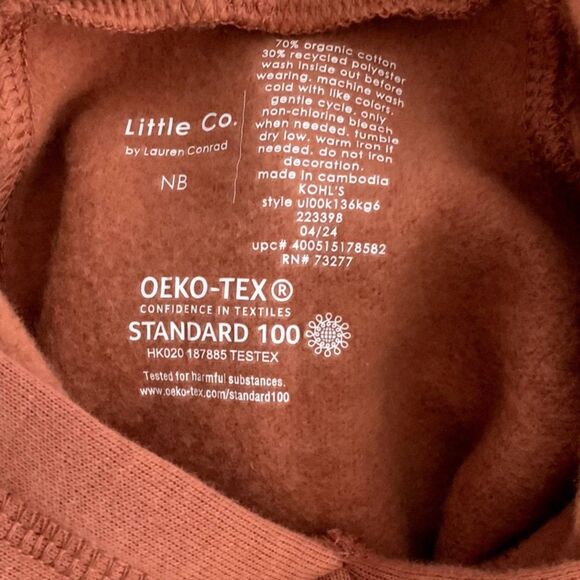 NWT!! Sz NB "Sunday Funday" Lightweight Hoodie in Color Rust - Picture 4 of 6